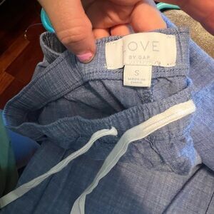 GAP Love Collection Blue Drawstring Pants